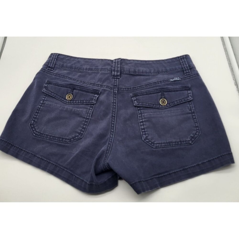 UNIONBAY Juniors SZ 5 Vintage Indigo Blue Mini Shorts y2k Preppy summer - Picture 2 of 9